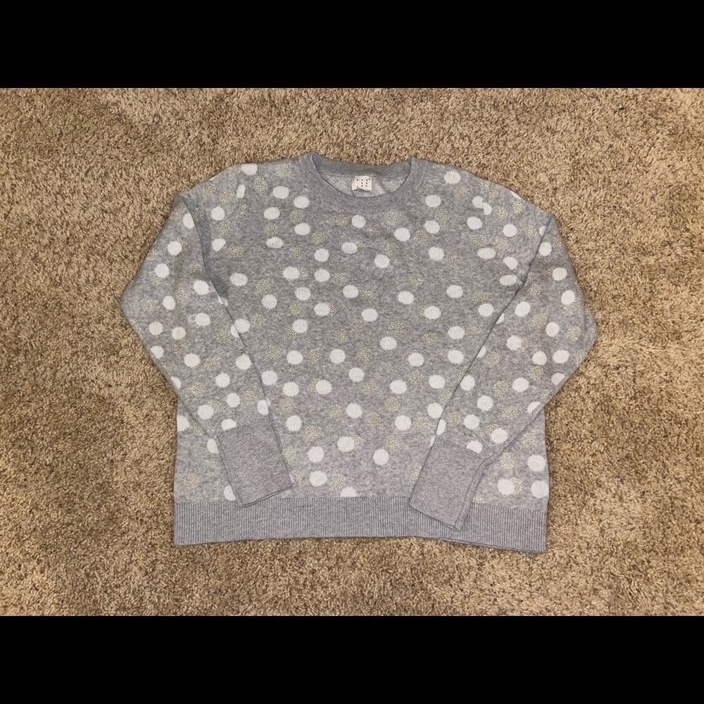 A New Day Girls Heart Sweater Large